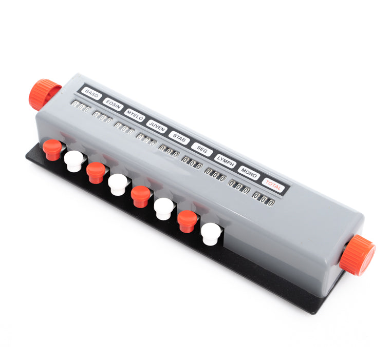 8-key manual differential cell counter for hematology labs – Qor Labs