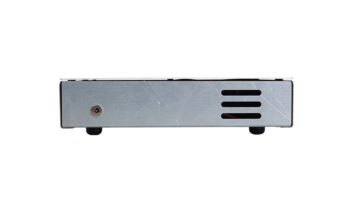 Back view showing 24-slide capacity of Qor Labs slide warmer